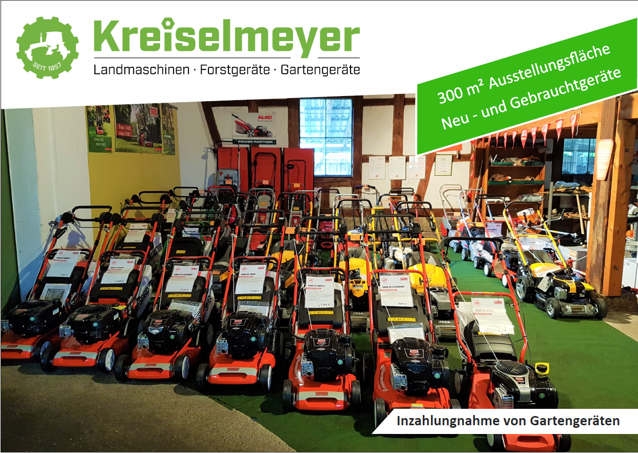 Kreiselmeyer-Landtechnik-Rasenmäher-Ausstellung